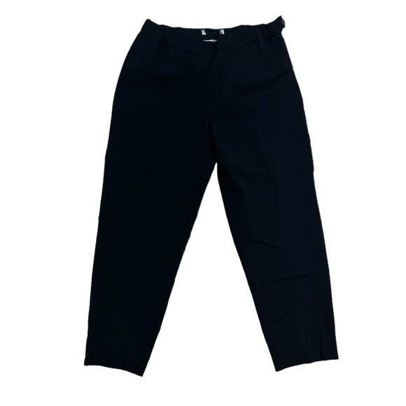 MaxMara Pants Black Trousers Straight Leg High Waisted Work Size Medium - Picture 4 of 8